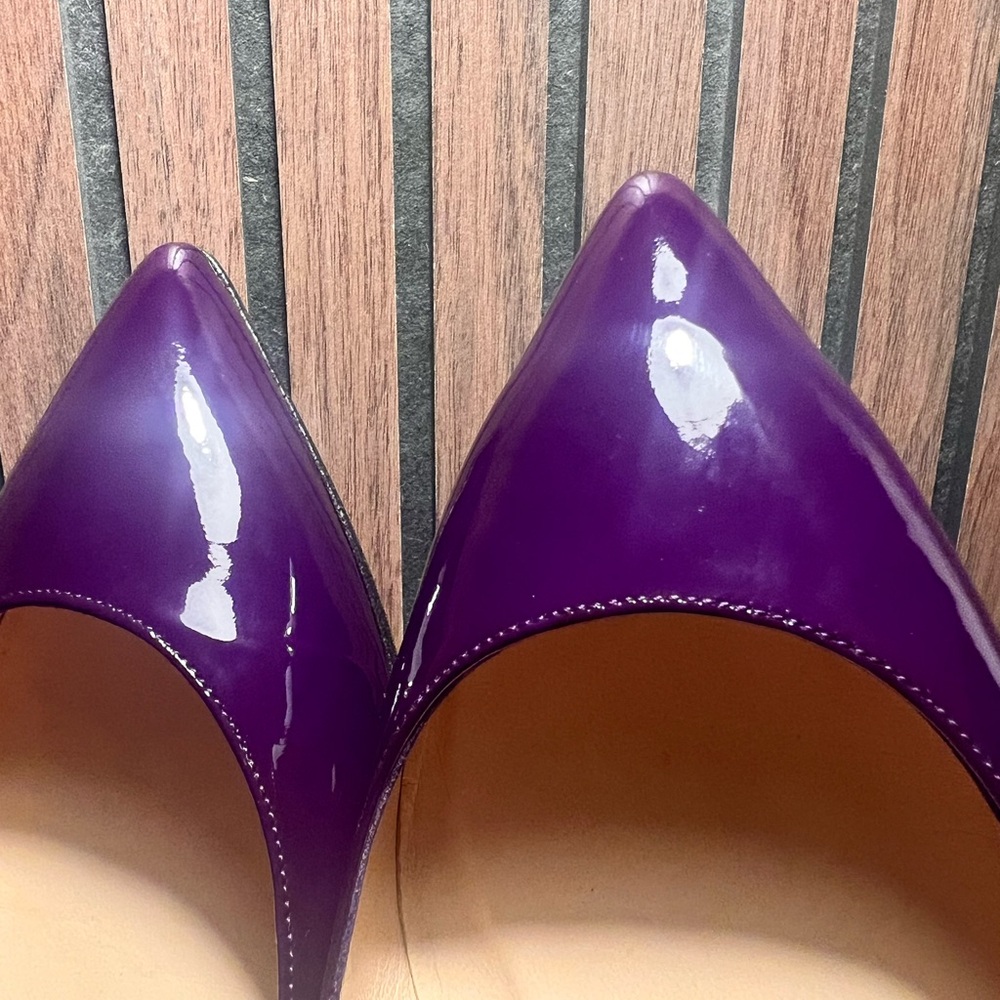 Christian Louboutin Purple Flats - Picture 8 of 11